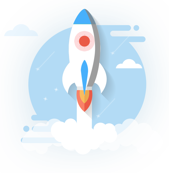 Rocket Cloud加速器连接全球网络示意图